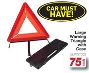 Large Warning Triangle With Case ELP.WT002-Each