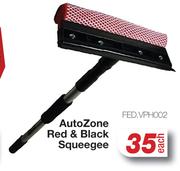 AutoZone Red & Black Squeegee FED.VPH002-Each