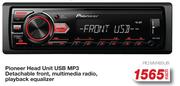 Pioneer Head Unit USB MP3 Detachable Front, Multimedia Radio, Playback Equalizer PIO.MVH85UB-Each