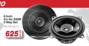 Pioneer 6 Inch Co-Ax 250W 3 Way Set PIO.TSR1651S-Per Set