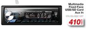 Star Sound Multimedia Fixed Face USB/SD Card Aux In STA.SSUSB210BT-Each