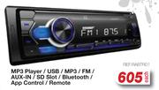RA MP3 Player/USB/MP3/FM/Aux In/SD Slot/Bluetooth/App Control/Remote REF.RABTR01-Each