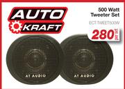 Auto Kraft 500 Watt Tweeter Set ECT.TWEET500W-Per Set