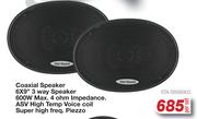 Star Sound Coaxial Speker 6x9" 3 Way Speaker STA.SSS6903-Per Set
