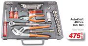 Auto Kraft 40 Pce Tool Set FED.VTK040-Per Set