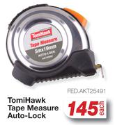 Tomi Hawk Tape Measure Auto Lock FED.AKT25491-Each