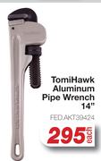 TomiHawk Aluminum Pipe Wrench 14" FED.AKT39424-Each