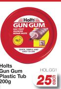 Holts Gun Gum Plastic Tub HOL.GG1-200g Each