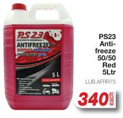 PS23 Anti-Freeze 50/50 Red LUB.AFRR75-5Ltr Each
