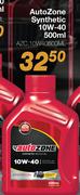 AutoZone Synthetic 10W-40 AZC.10W40500ML-500ml