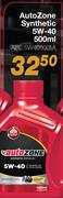 AutoZone Synthetic 5W-40 AZC.5W40500ML-500ml