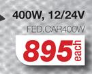 Autocraft Power Inverter 400W, 12/24V FED.CAR400W-Each