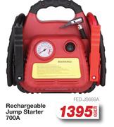 Rechargeable Jump Starter 700A FED.JS688A-Each