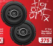 StarSound 6" Car Speaker 4 Way 480W STA.SSS1613-Per Set