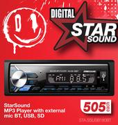 StarSound MP3 Player With External Mic STA.SSUSB180BT