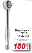 Tomi Hawk 1/4" Dr.Ratchet FED.AKT29800-Each