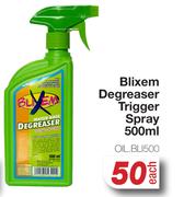 Blixem Degreaser Trigger Spray OIL.BLI500-500ml Each