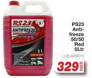 PS23 Anti Freeze 50/50 Red LUB.AFRR75-5L Each