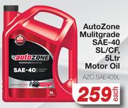 Autozone Multigrade SAE-40 SL/CF Motor Oil AZC.SAE405L-5Ltr