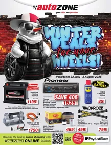 Autozone : Winter Deals For Your Wheels (22 July - 03 August 2025)