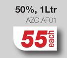 Auto Zone Anti Freeze 50% AZC.AF01-1L Each
