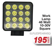 Work Lamp 48 Watt 10-30V Square ELP.LEDPD48WSQ-Each