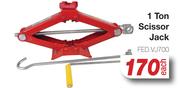 1 Ton Scissor Jack FED.VJ700-Each
