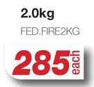 Fire Extinguisher 2.0Kg FED.FIRE2KG-Each
