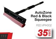 Auto Zone Red & Black Squeegee FED.VPH002-Each