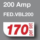 Jumper Cables 200 Amp FED.VBL200-Per Set