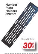 Number Plate Holders 520mm FED.VNP520-Each
