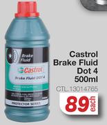 Castrol Brake Fluid Dot 4 CTL.13014765-500ml Each