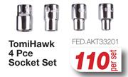 Tomi Hawk 4 Pce Socket Set FED.AKT33201-Per Set