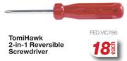 Tomi Hawk 2 In 1 Reversible Screwdriver FED.VIC786-Each