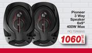 Pioneer 3 Way Speaker 6x9" 400W Max PIO.TSR695IS-Per Set
