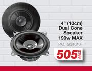 Pioneer 4" (10cm) Dual Cone Speaker 190W Max PIO.TSG1610F-Each