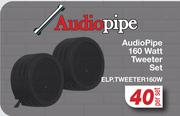 Audio Pipe 160 Watt Tweeter Set ELP.TWEETER160W-Per Set