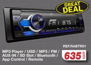 Reference MP3 Player/USD/MP3/FM/Aux In/SD Slot/Bluetooth/App Control/Remote REF.RABTR01-Each