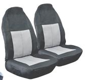 2 Pce Front Seat Cover Set FED.EXP60FBLK-Per Set