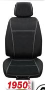 Skinz Seat Covers 6 Pce Front Rows For GWM P Series Single/Extended/Double Cab 2021+ FED.SKGWFF-Per 