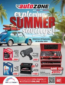 Autozone : Exploring Summer Savings (19 September - 04 October 2024)