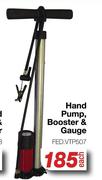 Hand Pump, Booster & Gauge FED.VTP507-Each