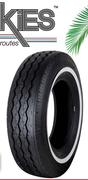 Tackies Tyre 195R14T3000 White Wall EMS.TKWSW14003-Each