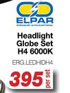 Elpar Headlight Globe Set H4 6000K ERG.LEDHIDH4-Per Set