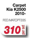 Race Rubber Mats Carpet For Kia K2500 2010- FED.MATCPT335-Per Set