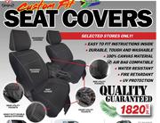 Skinz Custom Fit Seat Covers Front Full For Nissan NP200 2008- FED.SKNP2FF-Per Set