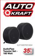 Auto Craft Audio Pipe Tweeter Set ELP.TWEETER160W-Per Set