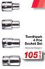 TomiHawk 4 Piece Socket Set FED.AKT33201-Per Set