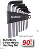 vTomiHawk 9 Pce Metric Hex Key Set FED.AKT73001-Per Set