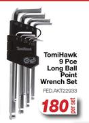 TomiHawk 9 Pce Long Ball Point Wrench Set FED.AKT22933-Per Set